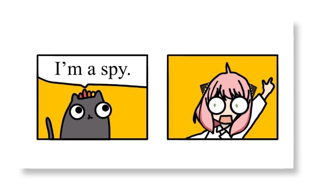 薯條貓Spy明信片